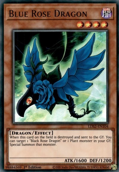 Blue Rose Dragon (LDS2-EN104) [Legendary Duelists: Season 2]