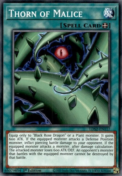Thorn of Malice (LDS2-EN117) [Legendary Duelists: Season 2]