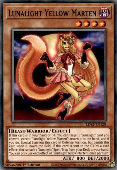 Lunalight Yellow Marten (LDS2-EN128) [Legendary Duelists: Season 2]