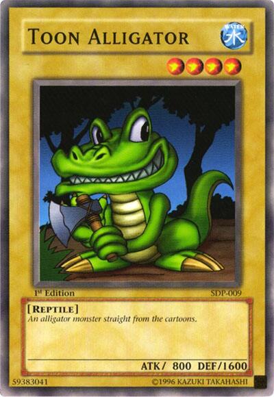 Toon Alligator (SDP-009) [Starter Deck: Pegasus]