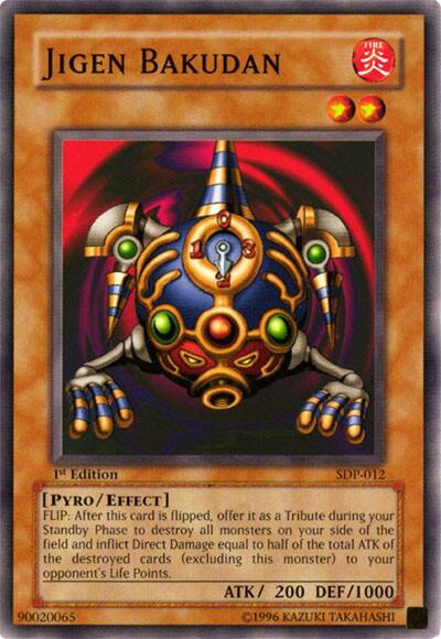 Jigen Bakudan (SDP-012) [Starter Deck: Pegasus]