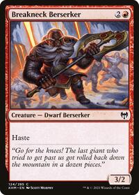 Breakneck Berserker (124) [Kaldheim]