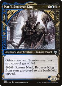 Narfi, Betrayer King (Showcase) (329) [Kaldheim]