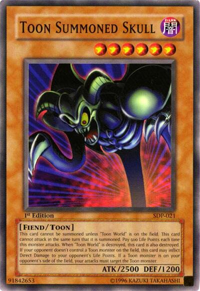 Toon Summoned Skull (SDP-021) [Starter Deck: Pegasus]