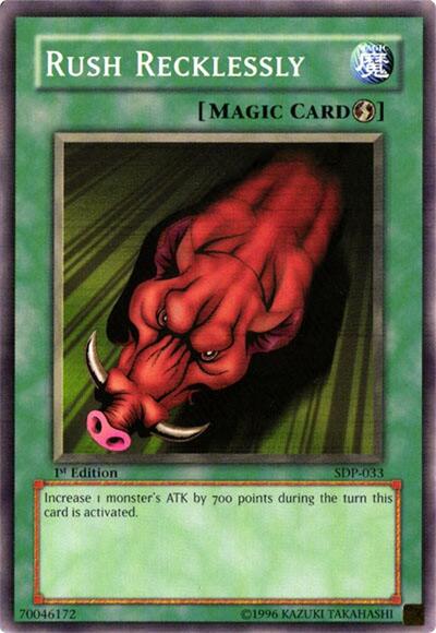Rush Recklessly (SDP-033) [Starter Deck: Pegasus]