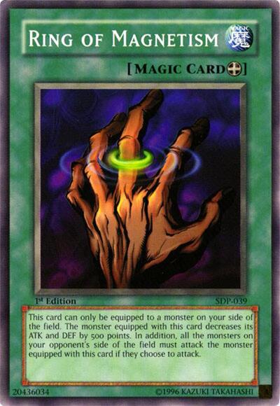 Ring of Magnetism (SDP-039) [Starter Deck: Pegasus]