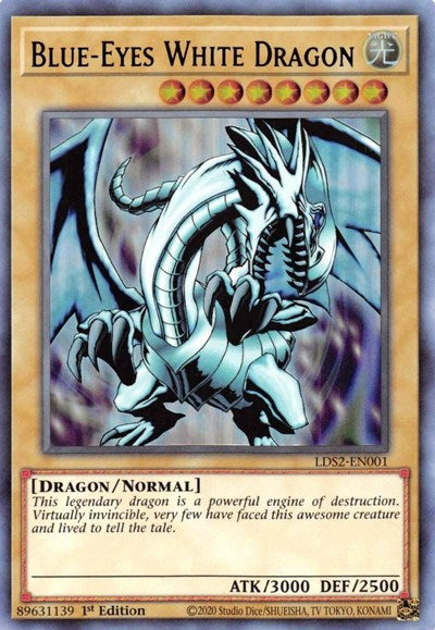 Blue-Eyes White Dragon (Purple) (LDS2-EN001) [Legendary Duelists: Season 2]