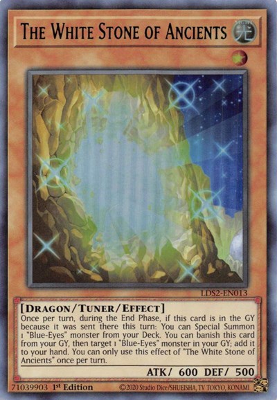 The White Stone of Ancients (Green) (LDS2-EN013) [Legendary Duelists: Season 2]