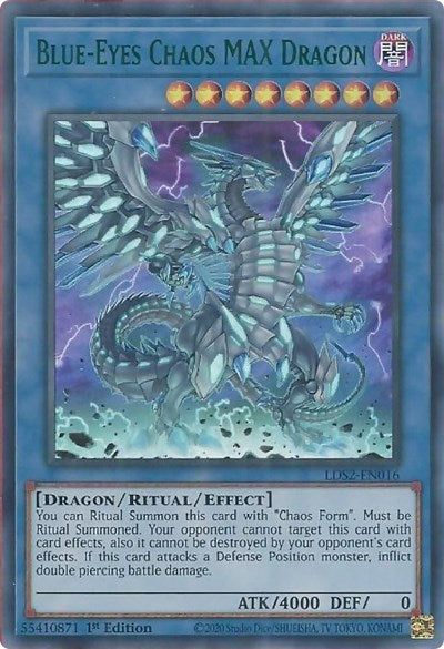 Blue-Eyes Chaos MAX Dragon (Green) (LDS2-EN016) [Legendary Duelists: Season 2]