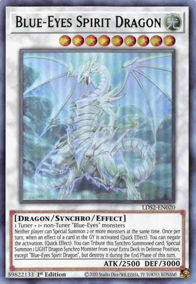 Blue-Eyes Spirit Dragon (Green) (LDS2-EN020) [Legendary Duelists: Season 2]
