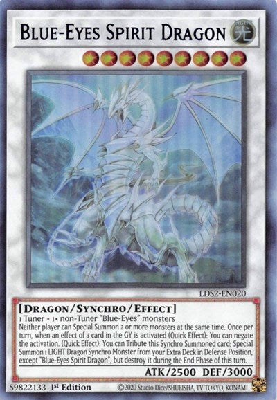 Blue-Eyes Spirit Dragon (Purple) (LDS2-EN020) [Legendary Duelists: Season 2]
