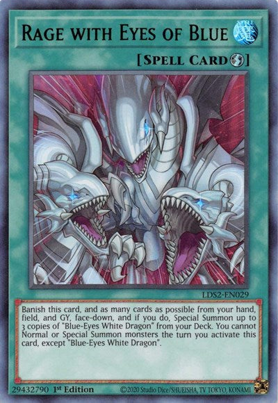Rage with Eyes of Blue (Green) (LDS2-EN029) [Legendary Duelists: Season 2]