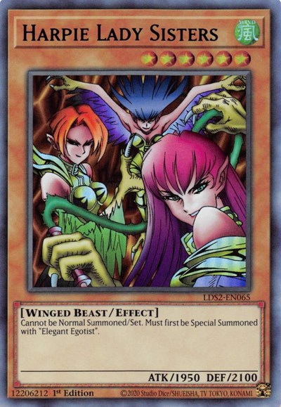 Harpie Lady Sisters (Blue) (LDS2-EN065) [Legendary Duelists: Season 2]