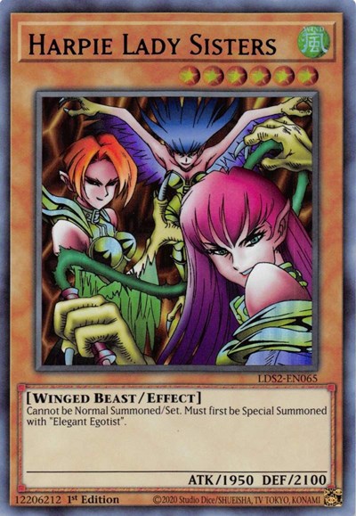 Harpie Lady Sisters (Purple) (LDS2-EN065) [Legendary Duelists: Season 2]