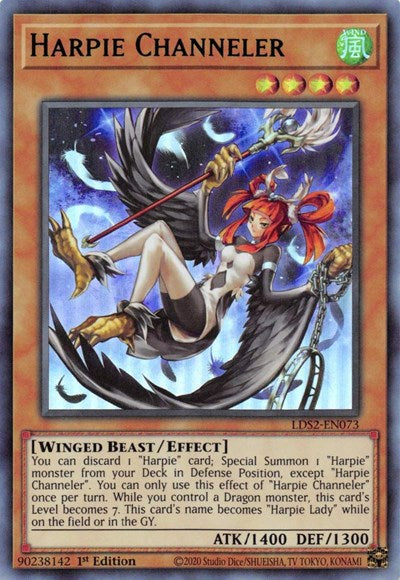 Harpie Channeler (Green) (LDS2-EN073) [Legendary Duelists: Season 2]