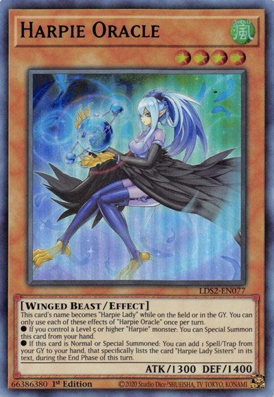Harpie Oracle (Green) (LDS2-EN077) [Legendary Duelists: Season 2]