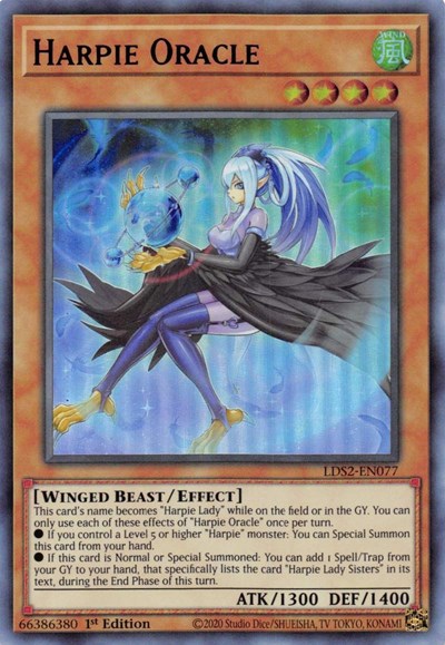 Harpie Oracle (Purple) (LDS2-EN077) [Legendary Duelists: Season 2]