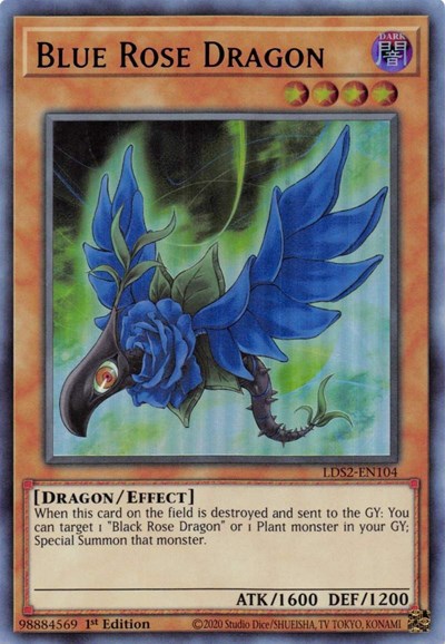 Blue Rose Dragon (Purple) (LDS2-EN104) [Legendary Duelists: Season 2]
