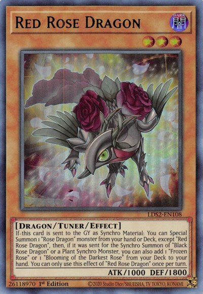 Red Rose Dragon (Green) (LDS2-EN108) [Legendary Duelists: Season 2]