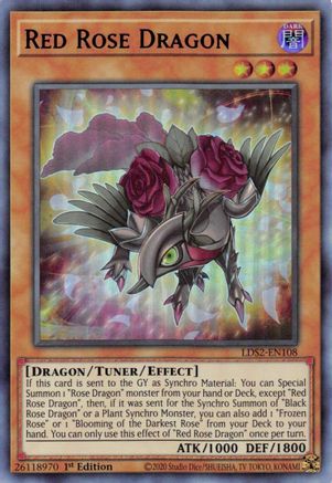 Red Rose Dragon (Purple) (LDS2-EN108) - Legendary Duelists: Season 2 1st Edition