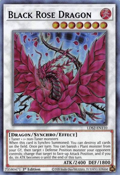 Black Rose Dragon (Purple) (LDS2-EN110) [Legendary Duelists: Season 2]