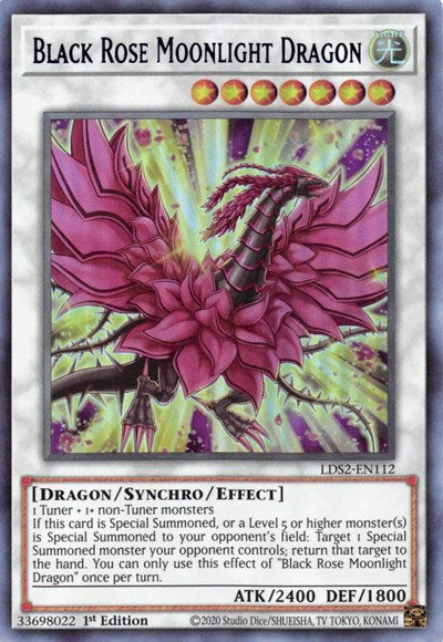 Black Rose Moonlight Dragon (Blue) (LDS2-EN112) [Legendary Duelists: Season 2]