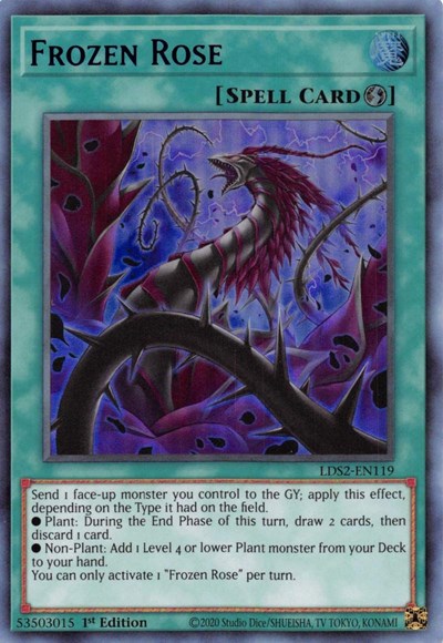 Frozen Rose (Blue) (LDS2-EN119) [Legendary Duelists: Season 2]
