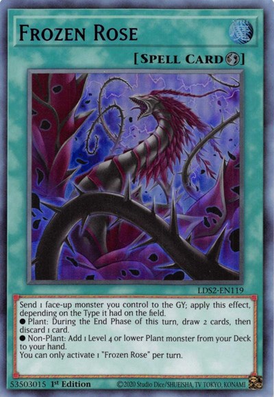 Frozen Rose (Purple) (LDS2-EN119) [Legendary Duelists: Season 2]