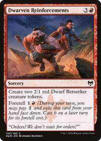 Dwarven Reinforcements (134) [Kaldheim]