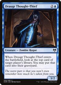 Draugr Thought-Thief (55) [Kaldheim]