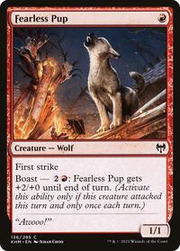 Fearless Pup (136) [Kaldheim]