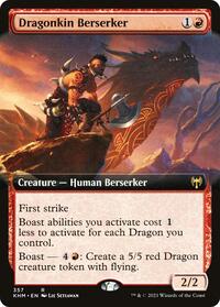 Dragonkin Berserker (Extended Art) (357) [Kaldheim]