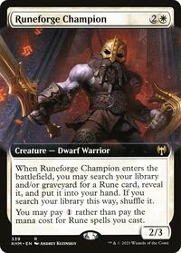 Runeforge Champion (Extended Art) (339) [Kaldheim]