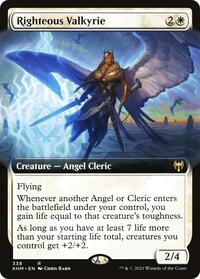 Righteous Valkyrie (Extended Art) (338) [Kaldheim]