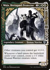 Maja, Bretagard Protector (Showcase) (327) [Kaldheim]