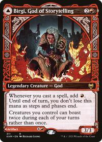 Birgi, God of Storytelling (Showcase) (311) [Kaldheim]