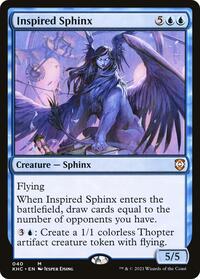 Inspired Sphinx (40) [Commander: Kaldheim]