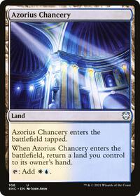 Azorius Chancery (106) [Commander: Kaldheim]