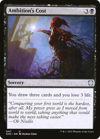 Ambition's Cost (47) [Commander: Kaldheim]