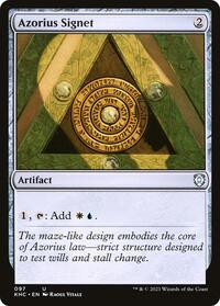 Azorius Signet (97) [Commander: Kaldheim]