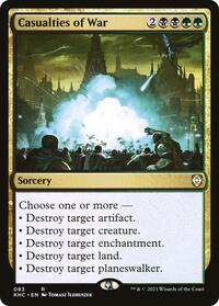 Casualties of War (83) [Commander: Kaldheim]