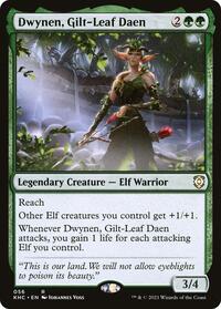 Dwynen, Gilt-Leaf Daen (56) [Commander: Kaldheim]