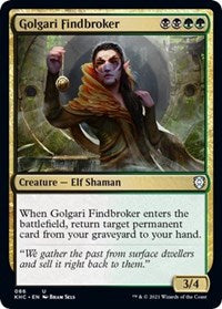 Golgari Findbroker (86) [Commander: Kaldheim]