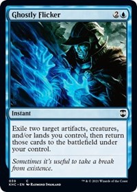 Ghostly Flicker (39) [Commander: Kaldheim]