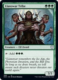 Llanowar Tribe (66) [Commander: Kaldheim]