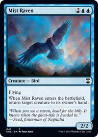 Mist Raven (41) [Commander: Kaldheim]