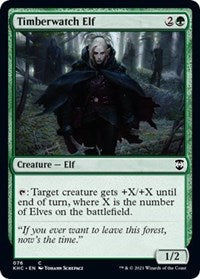 Timberwatch Elf (76) [Commander: Kaldheim]