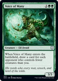 Voice of Many (77) [Commander: Kaldheim]