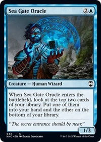 Sea Gate Oracle (43) [Commander: Kaldheim]