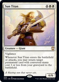 Sun Titan (34) [Commander: Kaldheim]